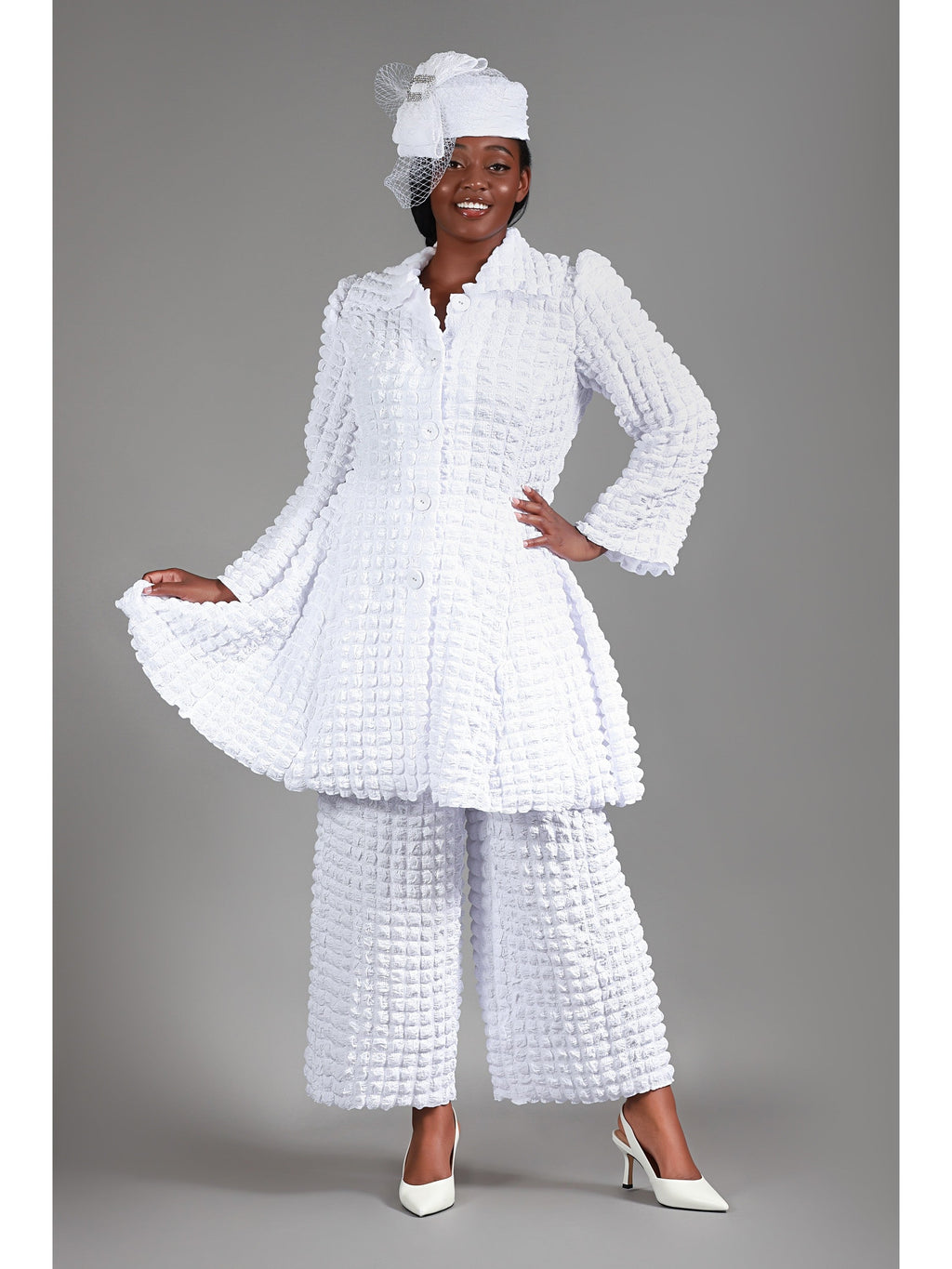 2pc Popcorn Fbrc Long Jkt + Pants Set
