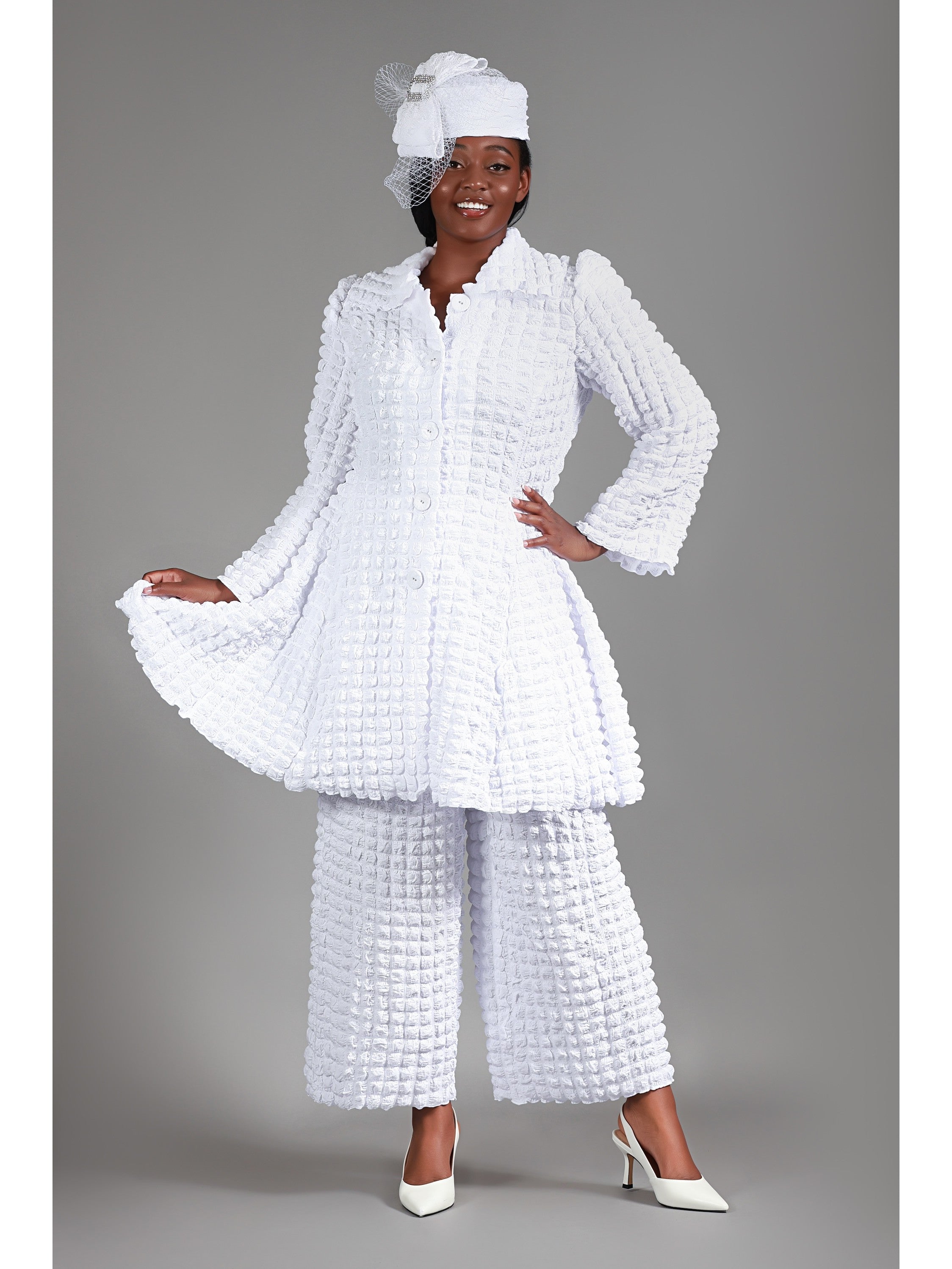 2pc Popcorn Fbrc Long Jkt + Pants Set