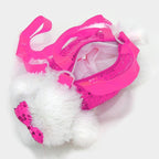 Furry Puppy Dog Doll Crossbody Bag
: Fu