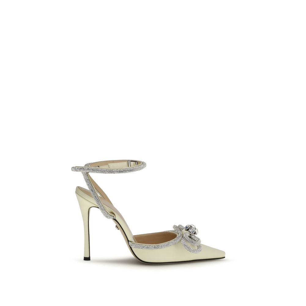 MACH & MACH Bicolor Silk High Heel Pumps