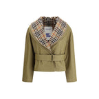 Burberry Beige Cotton Full-Length Jacket