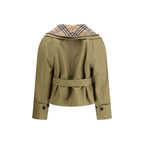 Burberry Beige Cotton Full-Length Jacket