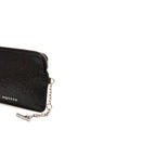 Alexander McQueen Black Calfskin Clutch Bag