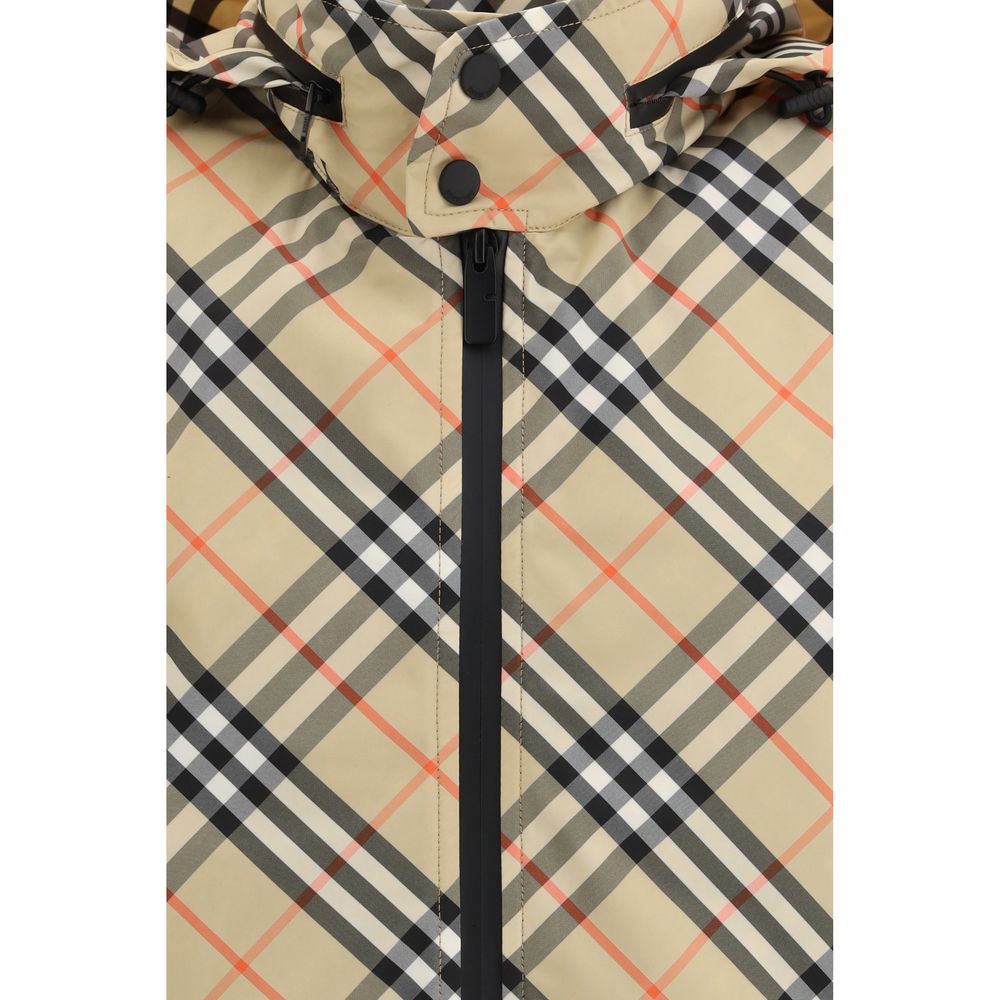 Burberry Multicolor Polyester Shell Jacket