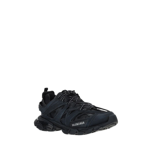 Balenciaga Czarne Polietylenowe Sneakersy Atletyczne