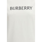 Burberry White Cotton T-Shirt