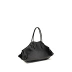Alexander McQueen Black Calf Leather Bos Taurus Shoulder Bag