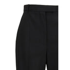 Alexander McQueen Black Wool Oves Aries Dress Pants