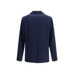 Gucci Blue Cotton Coat