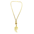 Chanel Gold Plated Coco Mark Necklace