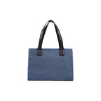 Love Moschino Blue Cotton Handbag