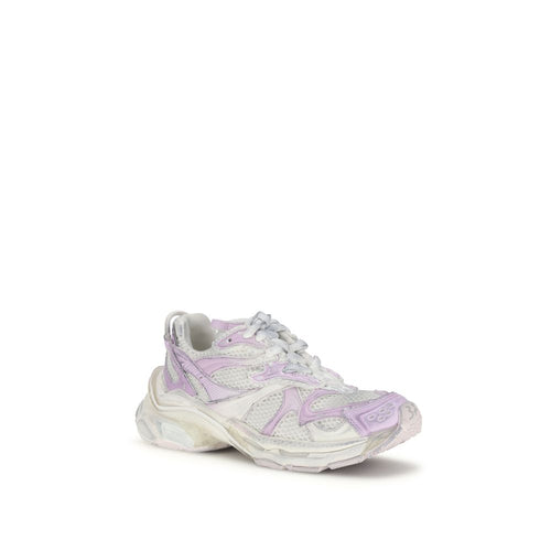 Wielokolorowe sneakersy sportowe Balenciaga z poliuretanu
