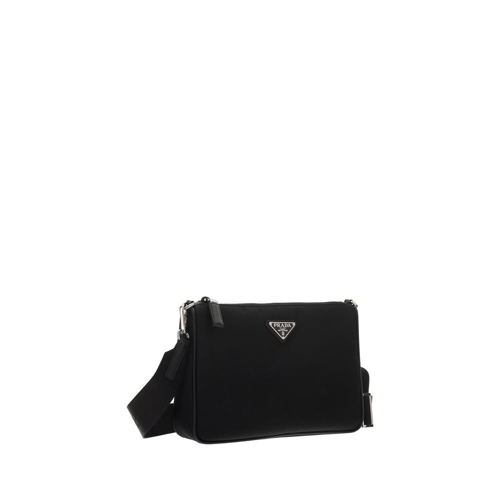 Prada Black Nylon Shoulder Bag