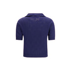 Gucci Blue Silk Dress Shirt