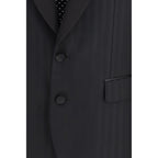 Dolce & Gabbana Black Wool Oves Aries Blazer