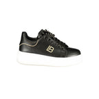 Laura Biagiotti Sort Polyurethan Dame-Sneaker