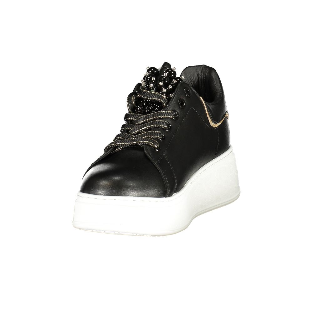 Laura Biagiotti Sort Polyurethan Dame-Sneaker