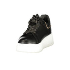 Laura Biagiotti Sort Polyurethan Dame-Sneaker