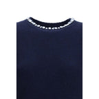Prada Blue Fleece Wool Sweatshirt