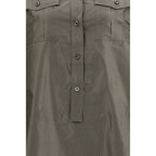 Prada Bicolor Silk Casual Dress
