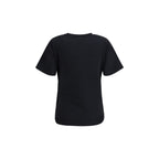 PINKO Black Cotton T-Shirt