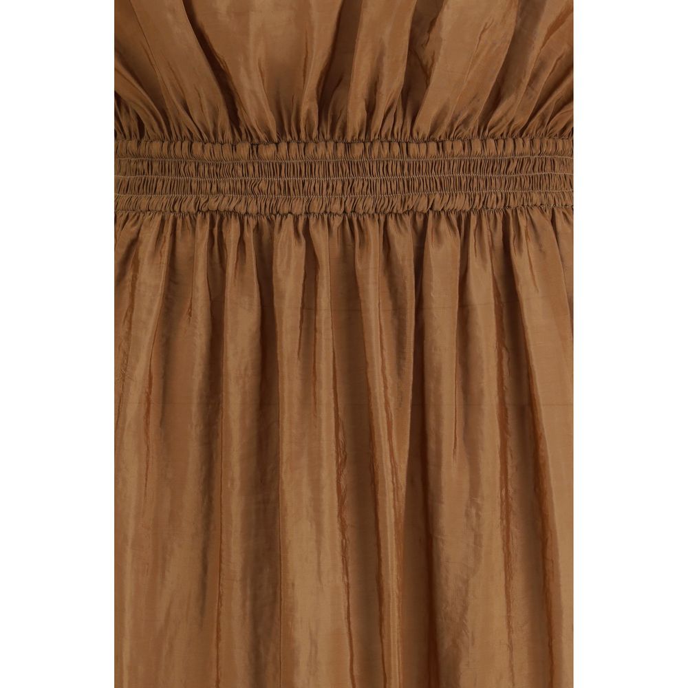 Saint Laurent Beige Polyester Casual Dress