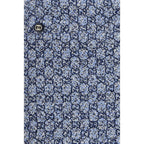 Gucci Blue Cotton Mini Skirt