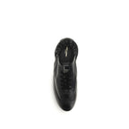 Saint Laurent Black Calf Leather Bos Taurus Athletic Sneakers
