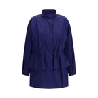 Fendi Blue Cotton Parka