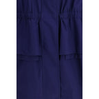 Fendi Blue Cotton Parka