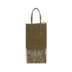 PINKO Bicolor Calf Leather Bos Taurus Shoulder Bag