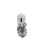Dolce & Gabbana Gray Calf Leather Bos Taurus Athletic Sneakers