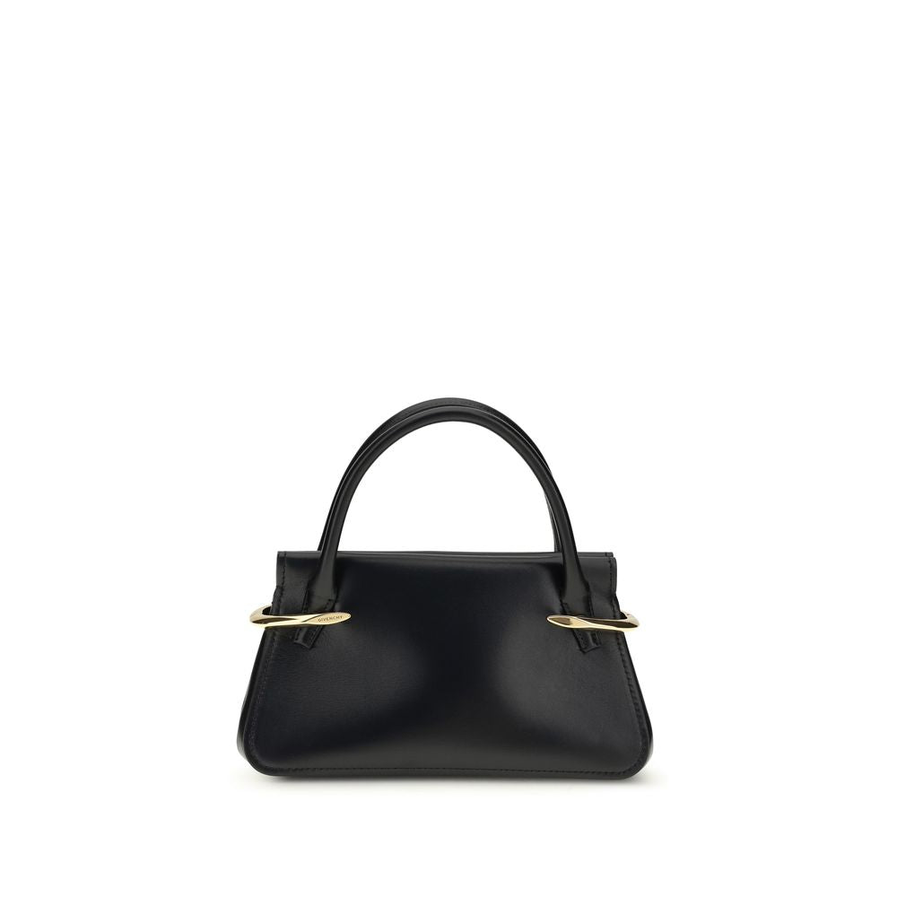 Givenchy Czarna Skórzana Torebka ze Skóry Cielęcej Bos Taurus