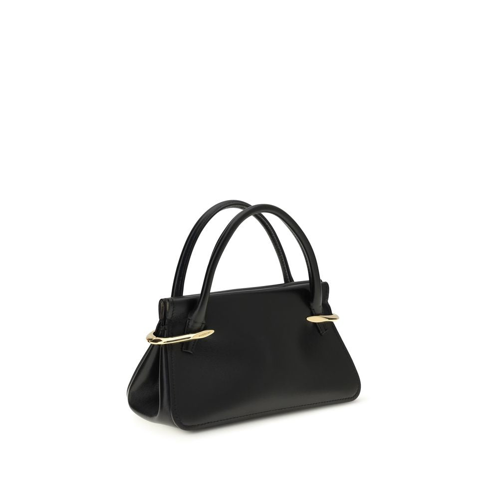 Givenchy Czarna Skórzana Torebka ze Skóry Cielęcej Bos Taurus