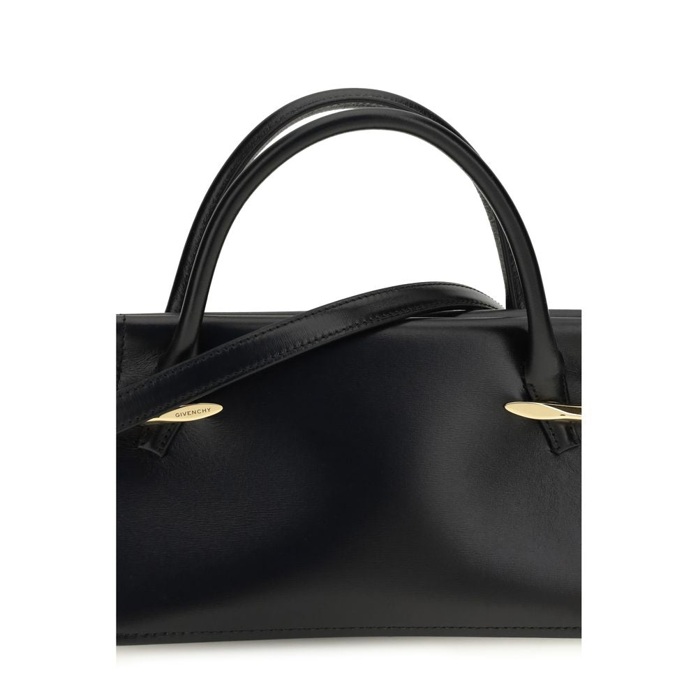 Givenchy Czarna Skórzana Torebka ze Skóry Cielęcej Bos Taurus