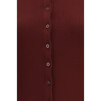 Max Mara Bordeaux Viscose Cardigan