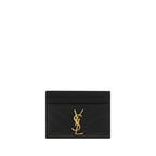 Saint Laurent pung i sort kalveskind