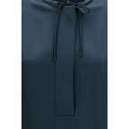 Giorgio Armani Blue Silk Blouse