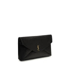 Saint Laurent Black Lamb Ovis Aries Aries Shoulder Bag