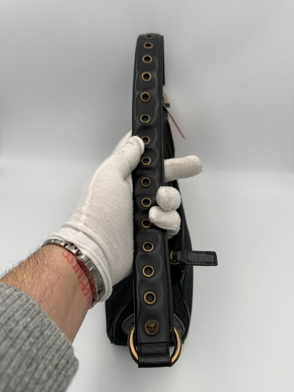 Versace VERSACE Medusa Jacquard Shoulder Bag