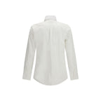 Dolce & Gabbana White Alpaca Vicugna Pacos Dress Shirt