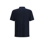 Giorgio Armani Blue Viscose Polo Shirt