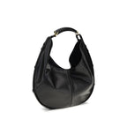 Saint Laurent Black Calf Leather Bos Taurus Shoulder Bag
