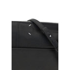 Maison Margiela Black Calf Leather Bos Taurus Clutch Bag