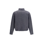 Fendi Blue Linen Denim Jacket