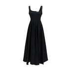 Max Mara Black Cotton Casual Dress