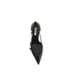 Prada Black Goatskin High Heel Pumps
