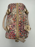 Fendi FENDI FF Canvas Fiori Handbag