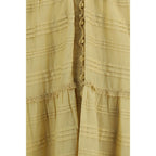 Marant Etoile Beige Cotton Casual Dress