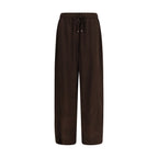 Ganni Brown Acetate Casual Pants